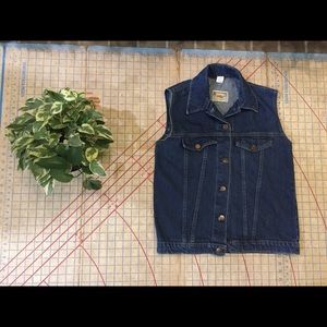 Vintage denim vest by Action West